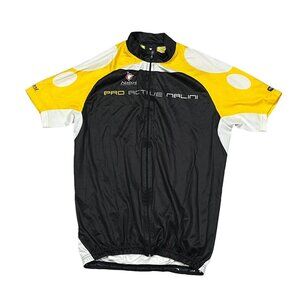 Nalini Mens Size XL Cycle Jersey Shirt Pro Cycle Pockets Full Zip